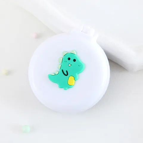 Brosse à Cheveux Coussin d'Air Pliable Portable Avec Miroir de Maquillage Mignonne Brosse de Poche