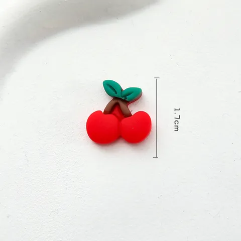 Simpatici Ciondoli in Resina di Frutta di Cartone Animato Accessori Fatti a Mano DIY per Custodia per Telefono Forcina Artigianato