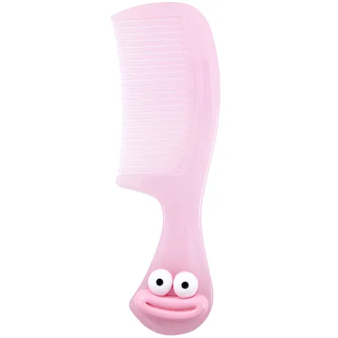 Portable Mini Cartoon Candy Color Hair Comb Cute Student Plastic Straightening Bangs Hairbrush Daily Hair Styling Tool