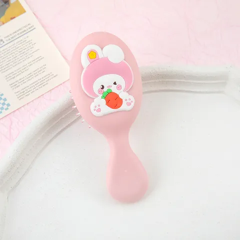 Mignon Dessin Animé Brosse à Coussin d'Air Portable Mini Pliable Massage Capillaire Étudiant Coiffure