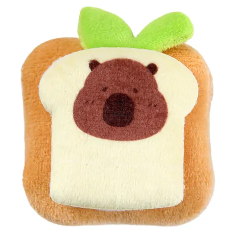 Cute Simulation Food Plush Hair Clip Cartoon Toast Biscuit Burger Hairpin Sweet Daily Hair Accessories For Women