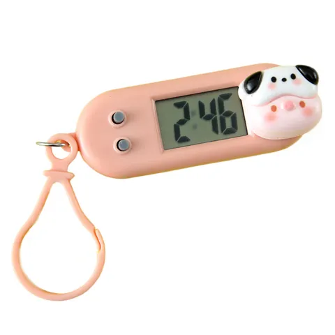 Portable Mini Digital Electronic Clock Cute Cartoon Animal Student Timer Watch For Study Working Exam