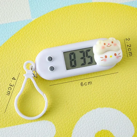 Portable Mini Digital Electronic Clock Cute Cartoon Animal Student Timer Watch For Study Working Exam