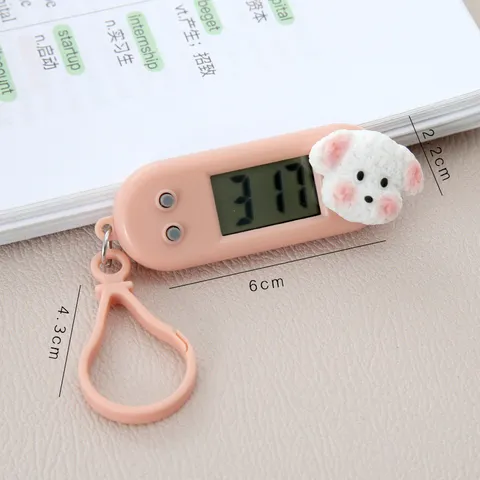 Cartoon Cute Puppy Mini Portable Electronic Clock Student Study Examination Digital Table Clock Home Decor