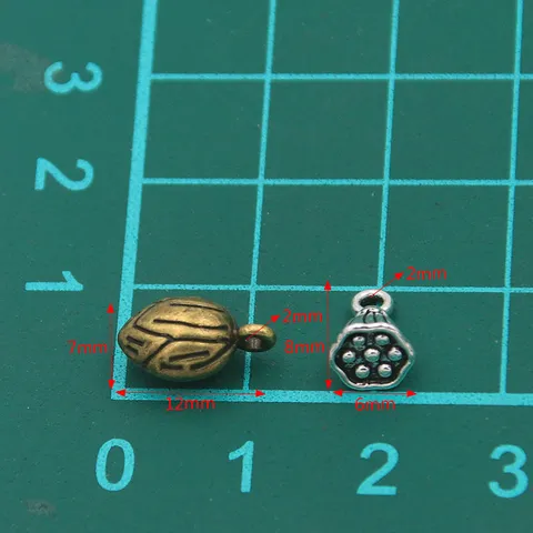 DIY Zinklegierung Lotussamenkapsel Anhänger Vintage Altsilber Bronze Botanische Charms Für Schmuckherstellung Basteln Taschenzubehör