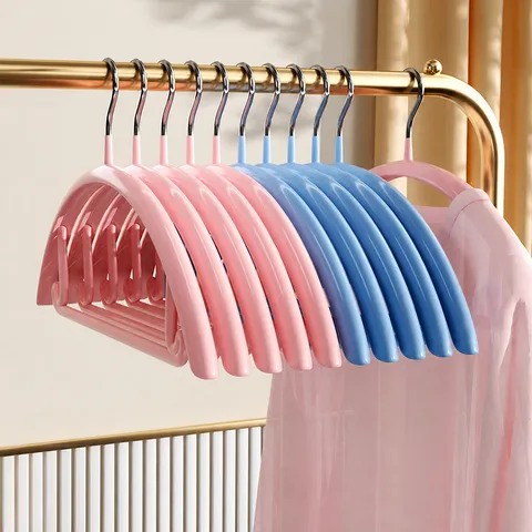 Non Slip Clothes Hangers Stainless Steel Seamless Heavy Duty Coat Hanger Space Saving Closet Organizer Home Storage