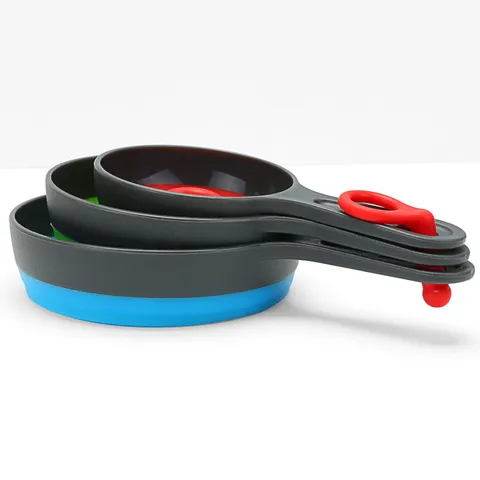 Juego de Embudos de Plástico Plegables para Utensilios de Cocina Material TPR y PP Herramienta de Embudo de Aceite Líquido