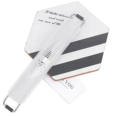 Stainless Steel Cheese Grater And Lemon Zester Tool With Protective Cover For Kitchen Food Preparation
