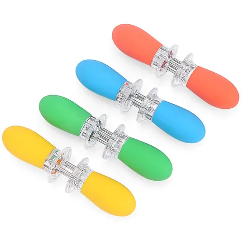 Portamais in Acciaio Inossidabile Forchette da Barbecue Con Manici in TPR Colorati Supporti per Mais da Esterno Cucina