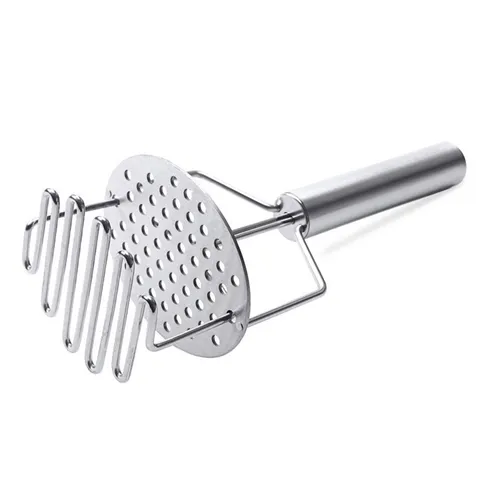Double Layer Stainless Steel Potato Masher Heavy Duty Potato Ricer Fruit Vegetable Mashing Tool Kitchen Cooking Gadget
