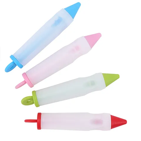 Siliconen Spuitpen Taart Koekje Decoratie Gereedschap Bakken Pastry Pen Keuken Gadget