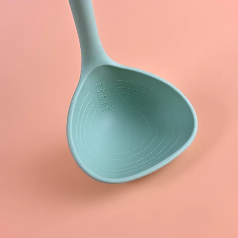 Utensilios de Cocina de Silicona Resistente al Calor Antiadherente Herramientas de Cocina Espátula Cuchara de Sopa Espumadera Pincel de Aceite Rascador