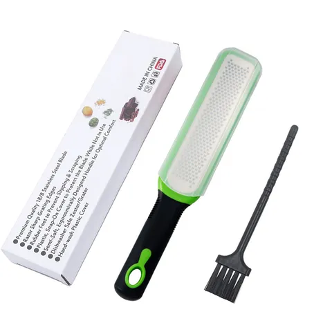 304 Stainless Steel Cheese Grater Vegetable Lemon Zester With Protective Cover Kitchen Tool For Cheese Fruit Garlic