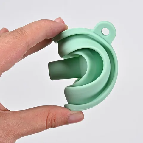 Embudo de Cocina de Silicona Plegable Embudo Plegable Portátil Resistente al Calor Embudo Pequeño para Dispensación de Líquidos
