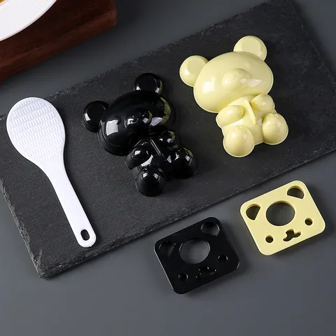 Stampo per Polpette di Riso Orso dei Cartoni Animati DIY Carino Animale Curry Riso Sushi Strumento di Produzione Accessorio da Cucina per Cottura