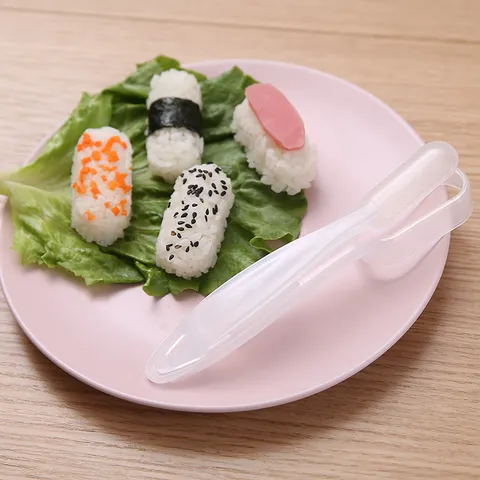 Stampo per Sushi DIY Macchina per Polpette di Riso Pressa Onigiri in Plastica Strumento da Cucina per Uso Domestico e Commerciale