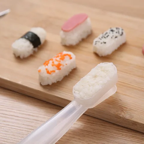 Stampo per Sushi DIY Macchina per Polpette di Riso Pressa Onigiri in Plastica Strumento da Cucina per Uso Domestico e Commerciale