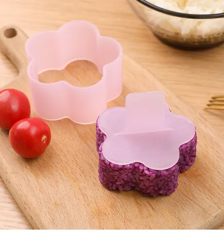 Commercial DIY Layered Rice Ball Mold Sushi Maker Kit Plastic Bento Accessories Kitchen Baking Tool For Home Restaurant