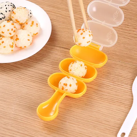 DIY Carino Stampo per Polpette di Riso Shaker Strumento per Sushi Accessorio da Cucina in Plastica per Bambini Bento