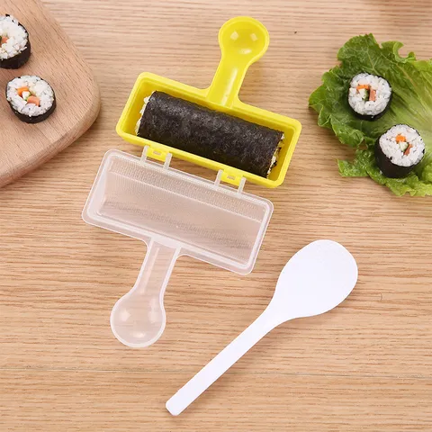 Macchina per Sushi Manuale Stampo per Polpette di Riso Strumento per Sushi Rotolante Gadget da Cucina per Fare Sushi Fai-da-te