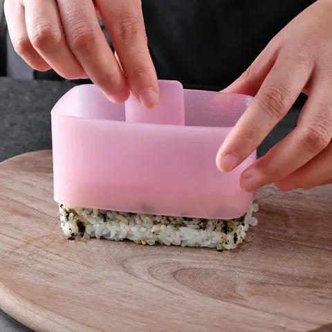 Commercial DIY Layered Rice Ball Mold Sushi Maker Kit Plastic Bento Accessories Kitchen Baking Tool For Home Restaurant