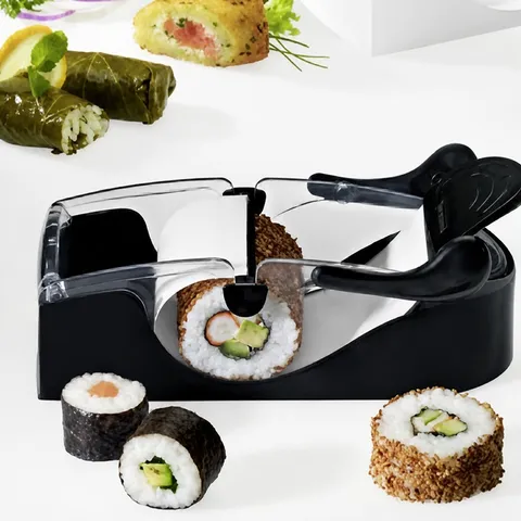 Macchina per Sushi DIY Stampo in Plastica per Polpette di Riso Commerciale Strumento per la Produzione di Sushi Domestico Gadget da Cucina