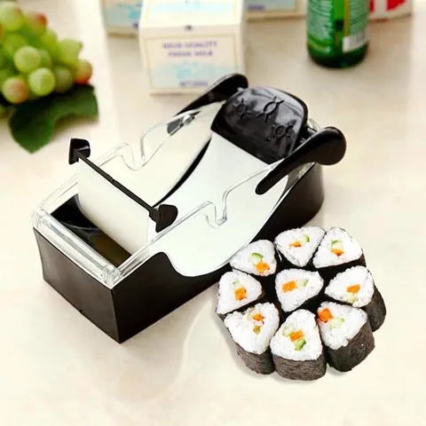 Macchina per Sushi DIY Stampo in Plastica per Polpette di Riso Commerciale Strumento per la Produzione di Sushi Domestico Gadget da Cucina