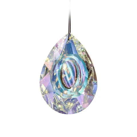 AB Color Crystal Dragon Eye Sun Catcher Pendant Rainbow Maker Window Hanging Ornament Home Garden Decor