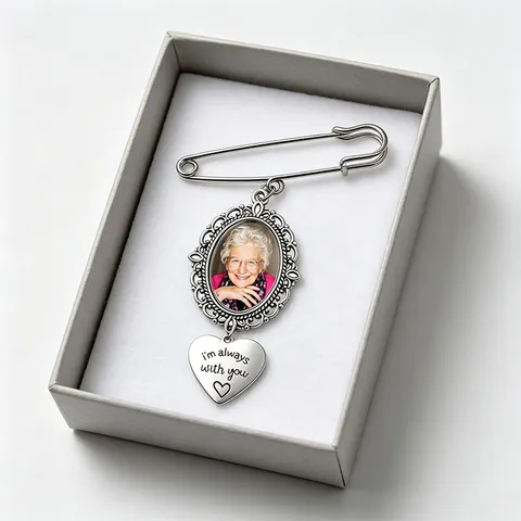 DIY Photo Frame Brooch Base Alloy Vintage Oval Tray Heart Lettering Charm Pin Jewelry Making Accessories Craft Findings