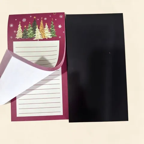 Bloc-Notes Magnétique Créatif Style Ins Bloc-Memo Arbre de Noël Bloc-Notes Détachable Pour Bureau École Maison Réfrigérateur
