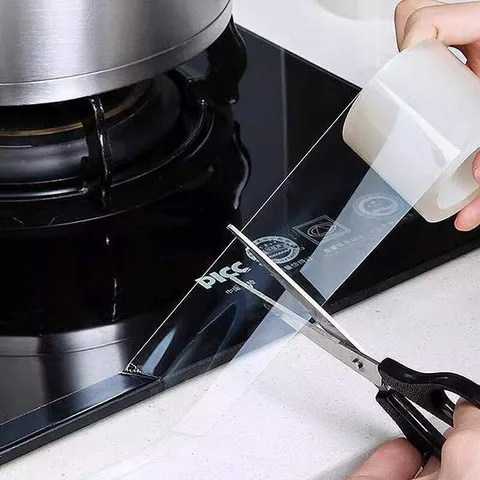Transparent Waterproof Sealing Tape Anti Mildew Acrylic Gap Strip For Kitchen Sink And Bathroom Toilet Edge