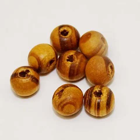 Colorful Wooden Beads Loose Ball Beads DIY Jewelry Making Accessories