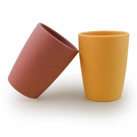 Baby Silicone Sippy Cup Toddler Weaning Training Water Cup Food Grade Anti Drop Children Drinking Cup Infant Tableware