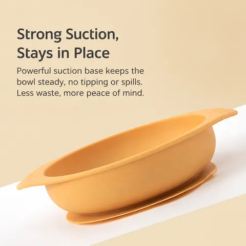 Baby Silicone Suction Plate Rugby Shaped Toddler Feeding Dinnerware Heat Resistant Anti Drop Kids Food Tray Tableware