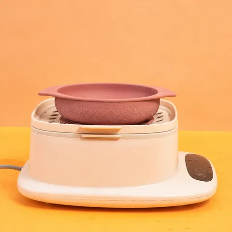 Baby Feeding Suction Silicone Plate And Bowl Set Toddler Divided Dish With Dual Handles Heat Resistant Baby Tableware