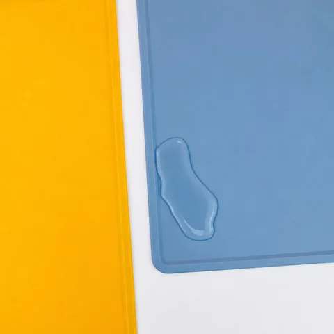Silicone Placemat Waterproof Non-Slip Heat-Insulating Table Mat For Dining Kitchen Baby Rectangle Morandi