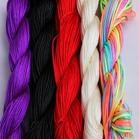 Nylon Cord For Jewelry Making Crafting DIY Bracelet Necklace Weaving Thread Multipurpose Braided String For Crafts