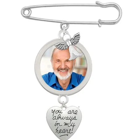 DIY Alloy Photo Frame Pendant Memorial Charm Wedding Bouquet Decoration Vintage Hollow Picture Frame Jewelry Making Supplies