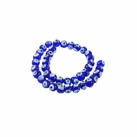 Perles de Verre Millefiori Œil Turc Fait Main Perles Vrac pour Accessoires d'Artisanat de Bijoux DIY