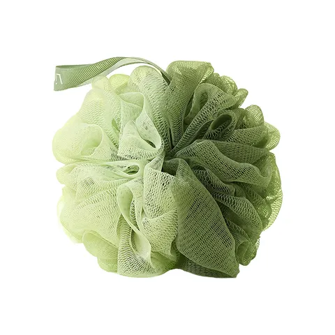 Esponja de Baño de Malla Grande y Engrosada Bola Luffa Exfoliante Suave Con Cordón Colgante Limpiador Corporal de Ducha de Espuma Rápida