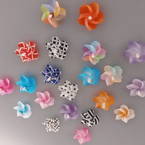 Creatieve 3D Roterende Kersenbloesem Windmolen Koelkastmagneten Leuke Mini Magnetische Stickers Set Home Decor Kantoor Bericht Clips