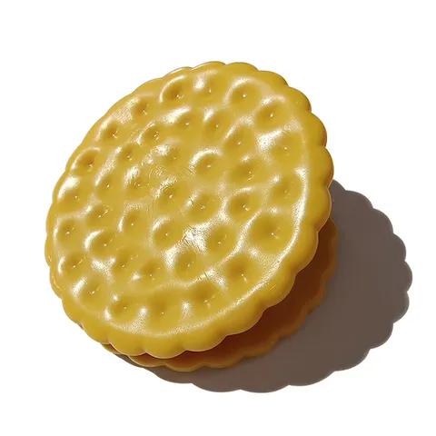 Creative Biscuit Shaped Bag Clips Round Plastic Food Sealing Clamp Cute Snack Storage Clip For Home Kitchen Organization