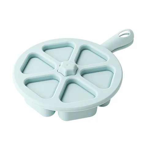 Stampo per Polpette di Riso Triangolare Sei in Uno Giapponese in Plastica Bento Box con Cucchiaio