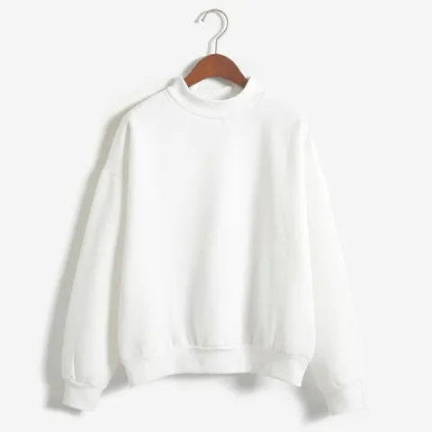 Dames Col Effen Kleur Lange Mouw Sweatshirt Casual Basis Pullover Regular Fit Kleding