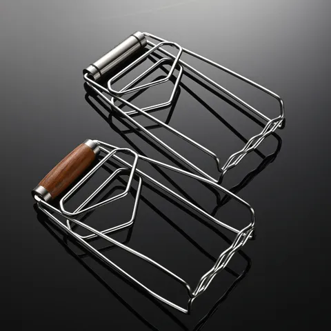 304 Stainless Steel Anti-Scald Dish Clamp Kitchen Bowl Gripper Pot Holder Metal Grabber Tool for Steamer Kitchen Gadgets