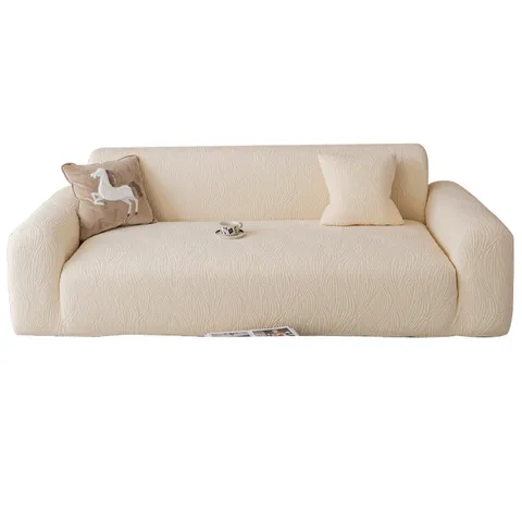 Moderne Jacquard Fluweel Bankhoes All-Inclusive Elastische Universele Bankhoes Meubelbeschermer