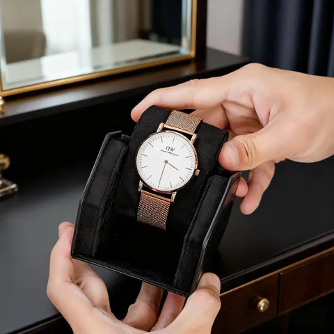 Hexagonal PU Leather Watch Box Portable Travel Watch Organizer Case With Soft Velvet Lining Single Double Watch Case
