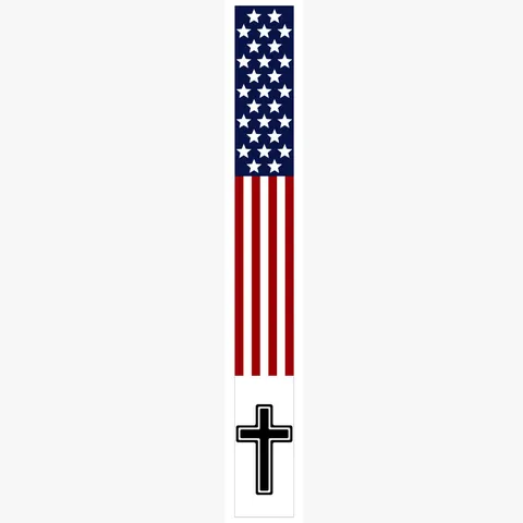 Roestvrij Stalen Metalen Sticker Amerikaanse Vlag Christelijk Kruis Patroon Religieuze Sticker Voor Auto Laptop Home Decor Waterdicht