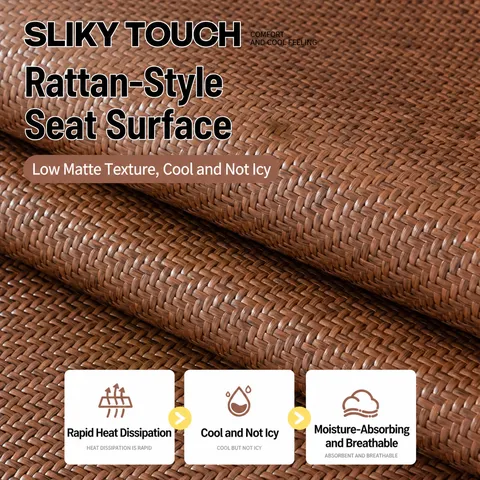 Summer Cooling Rattan Sofa Mat Modern Luxury Breathable Non-Slip Sofa Cushion Cover For Living Room Home Furniture Protection