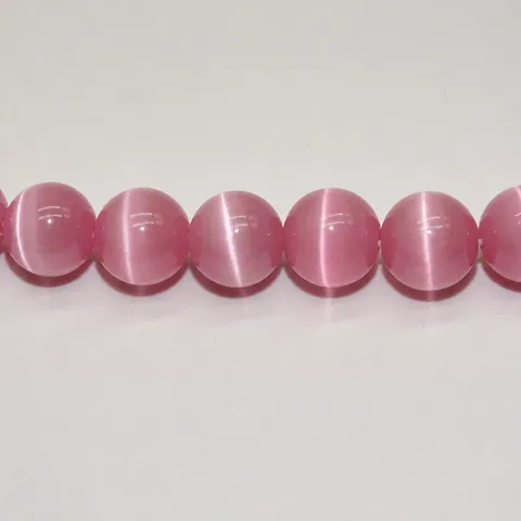 Colorful Cat Eye Stone Round Beads Crystal Loose Beads DIY Handmade Jewelry Making Accessories For Bracelets Necklaces